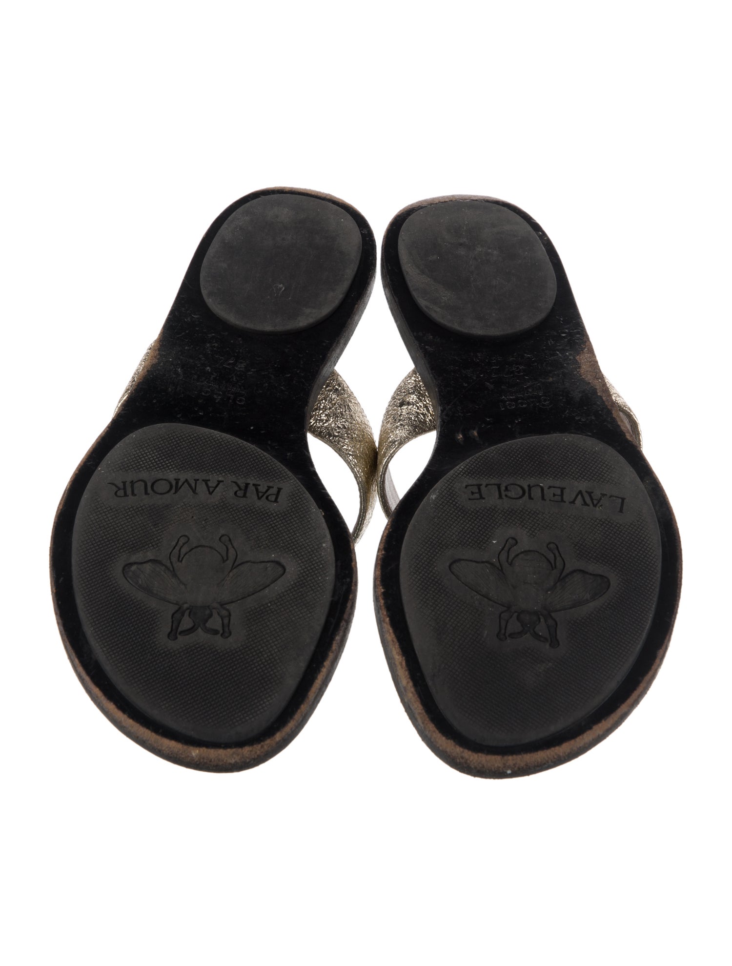 Gucci Double G Logo Leather Slides